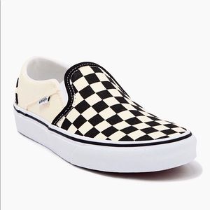 VANS Asker Checkered Slip On Sneaker